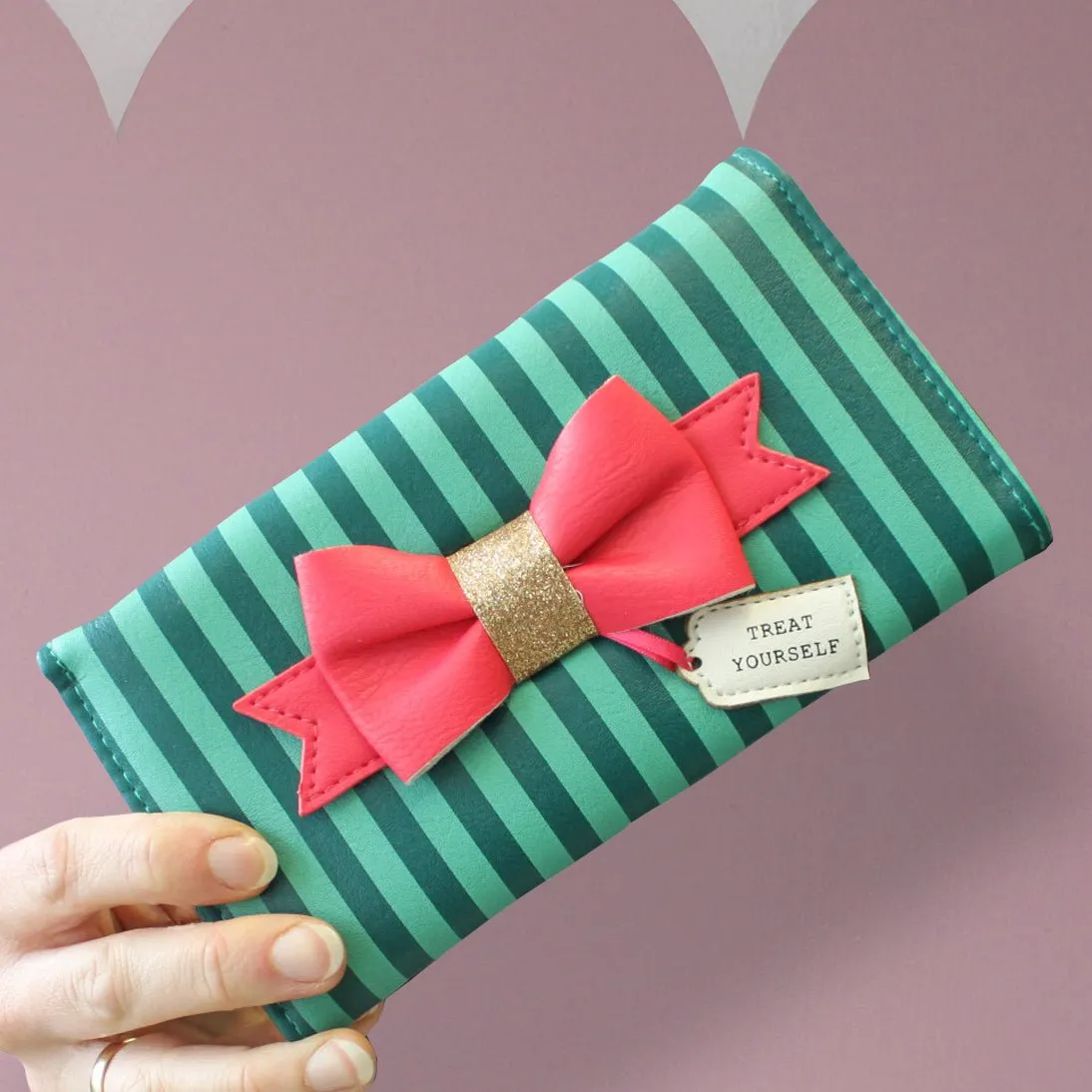 Pompom Tutti Stripe Wallet