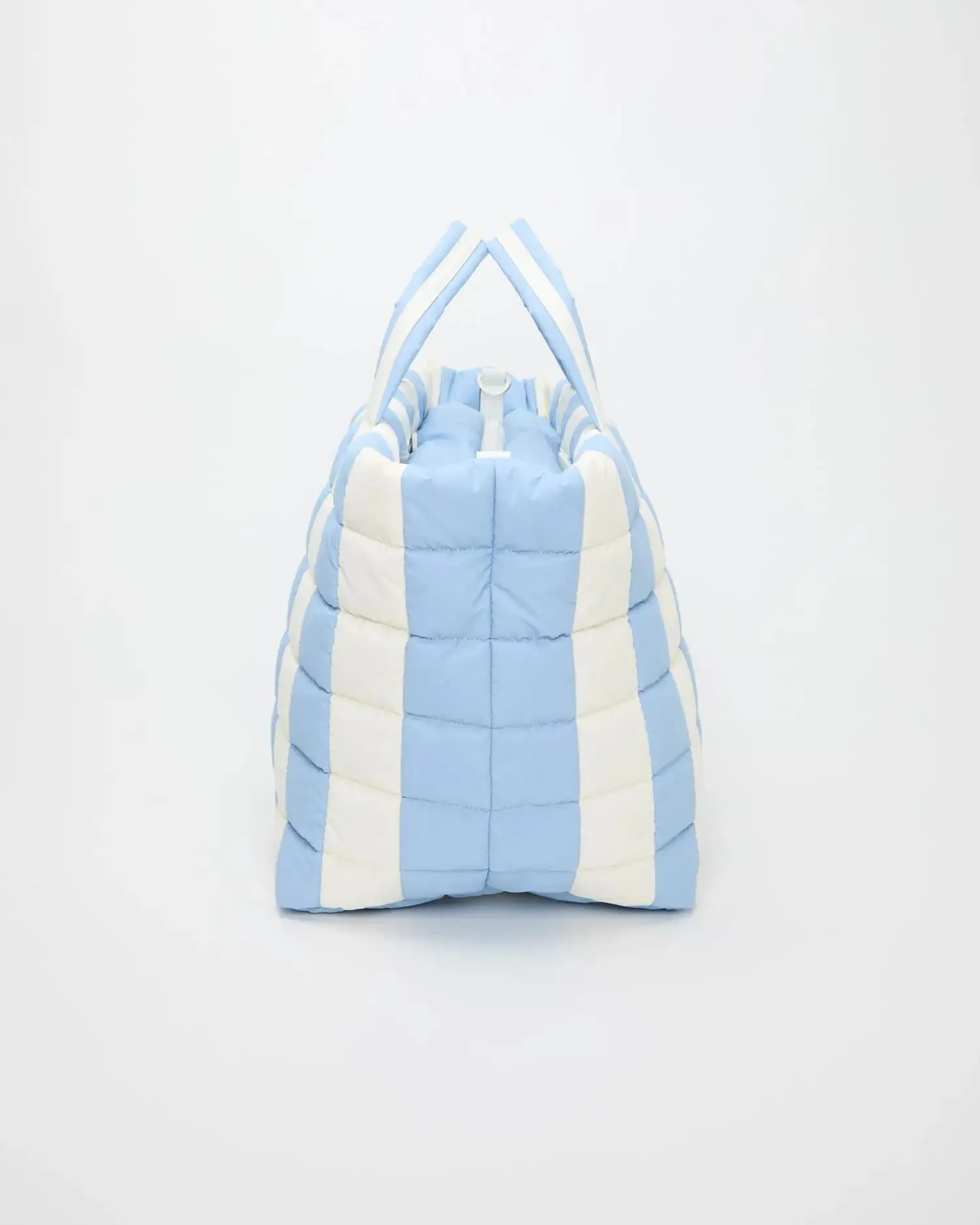 Porter Weekender Cerulean - Marshmallow Stripes