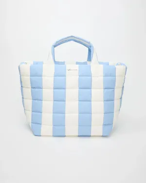Porter Weekender Cerulean - Marshmallow Stripes