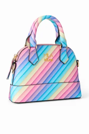 Rainbow Glitter Girl's Crossbody Purse