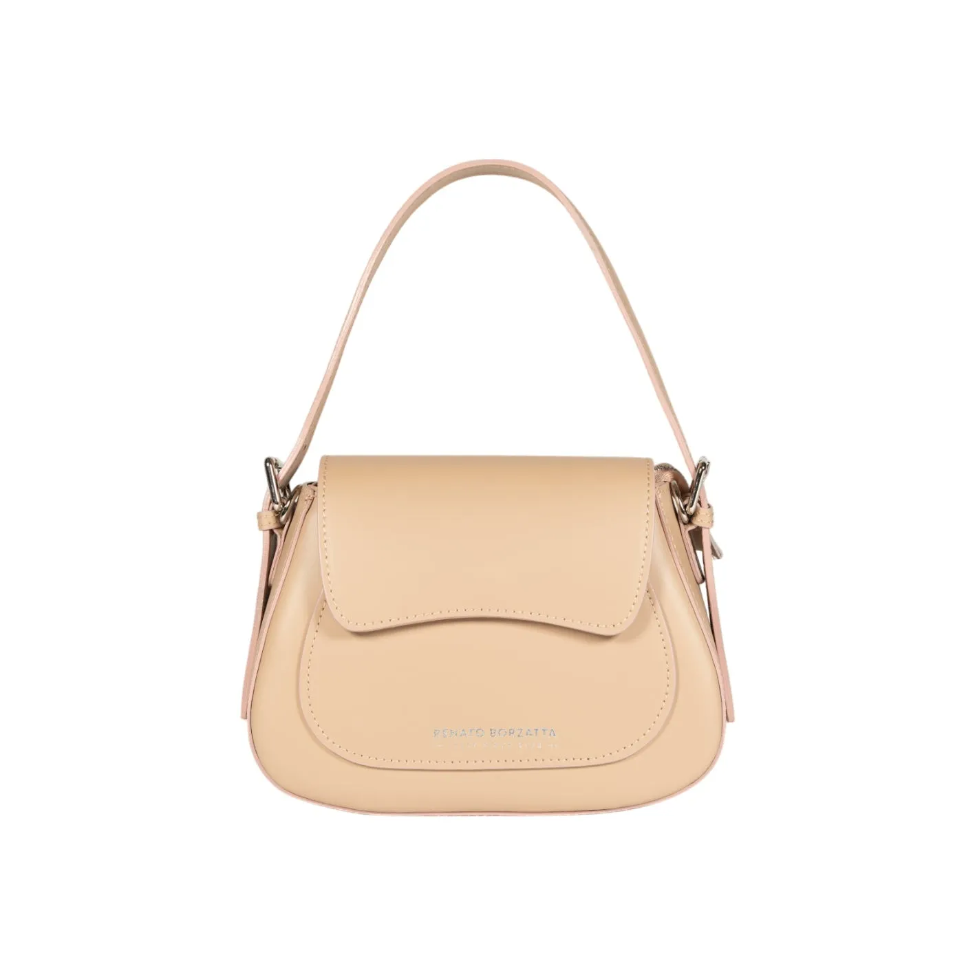 RB1030AM | Borsa Donna a Spalla EMMA con pattina in Vera Pelle Made in