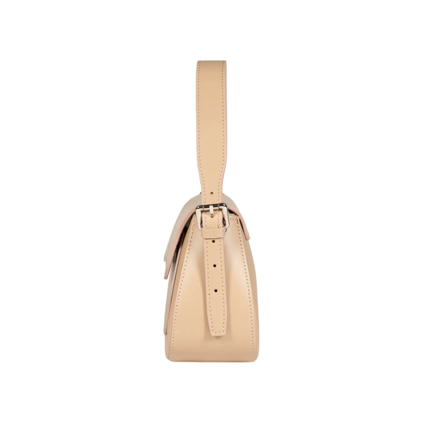 RB1030AM | Borsa Donna a Spalla EMMA con pattina in Vera Pelle Made in