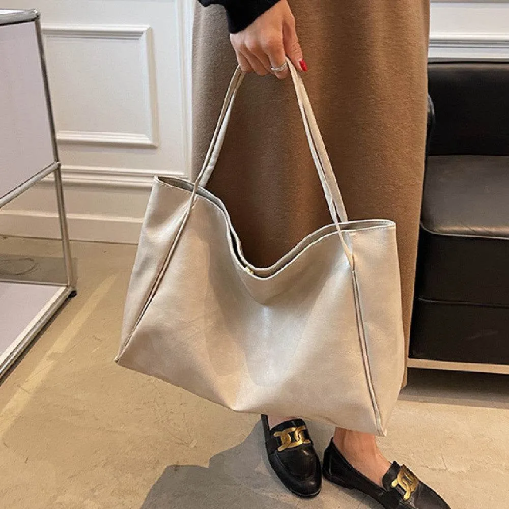 Retro Women's Oversized Tote Shoulder Handbag