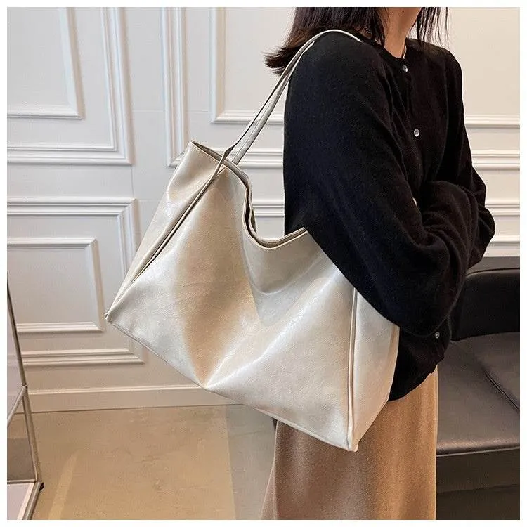 Retro Women's Oversized Tote Shoulder Handbag