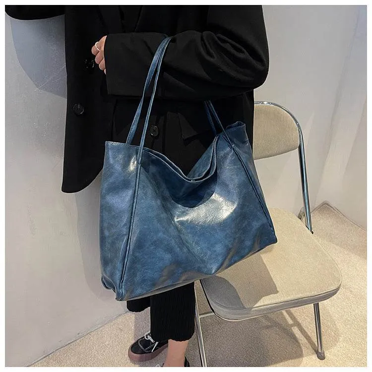 Retro Women's Oversized Tote Shoulder Handbag