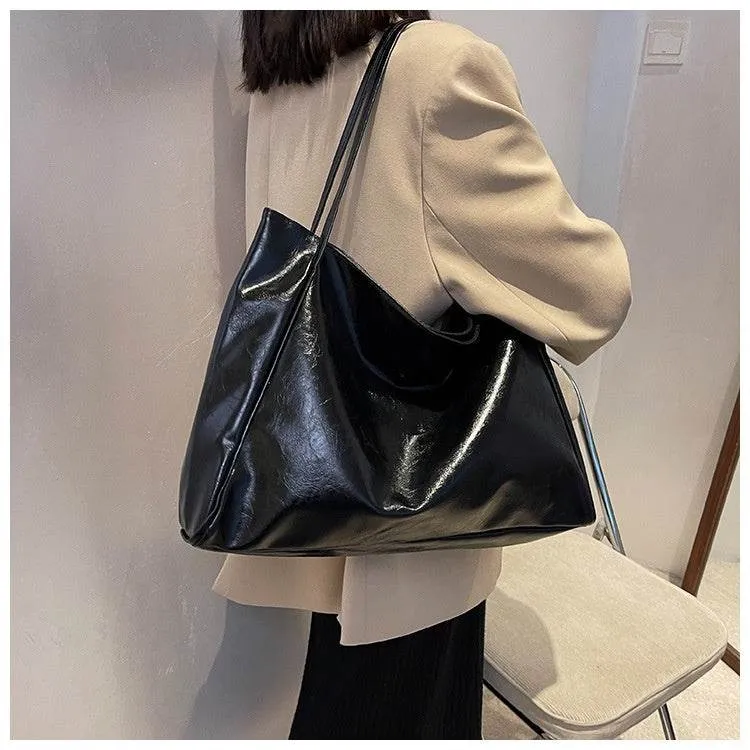 Retro Women's Oversized Tote Shoulder Handbag