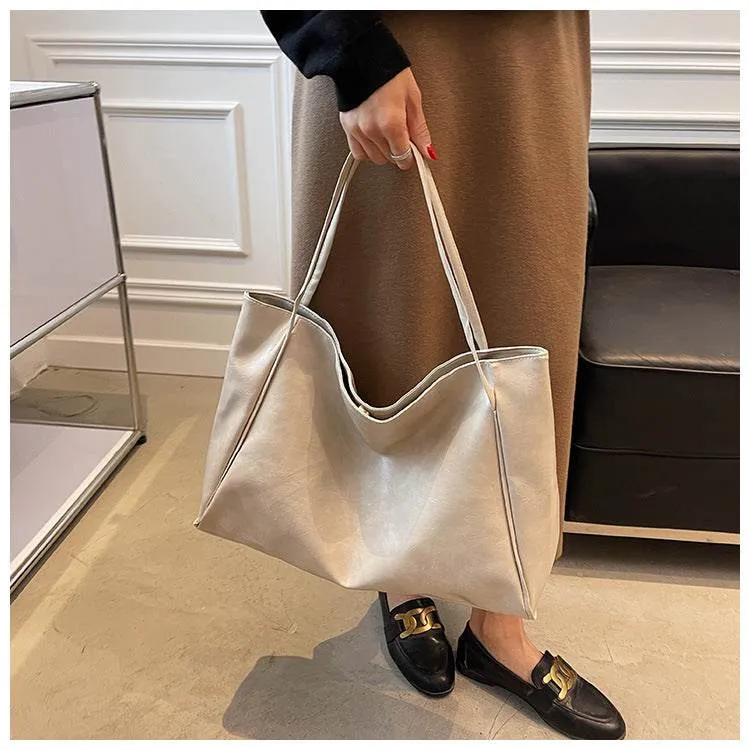 Retro Women's Oversized Tote Shoulder Handbag