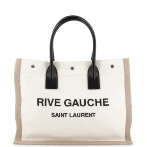 Rive Gauche Shopper Tote Canvas Small