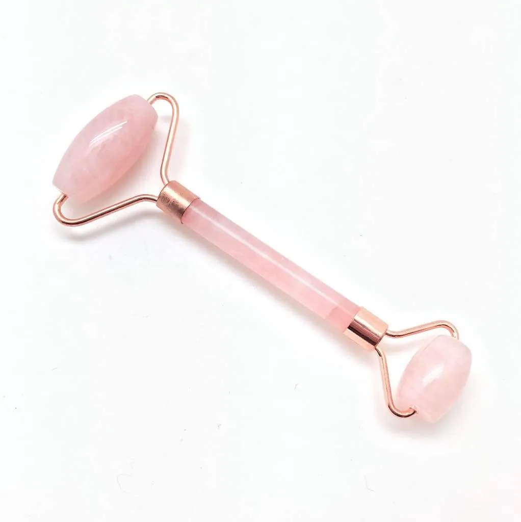 Rose Quartz Crystal Face Roller
