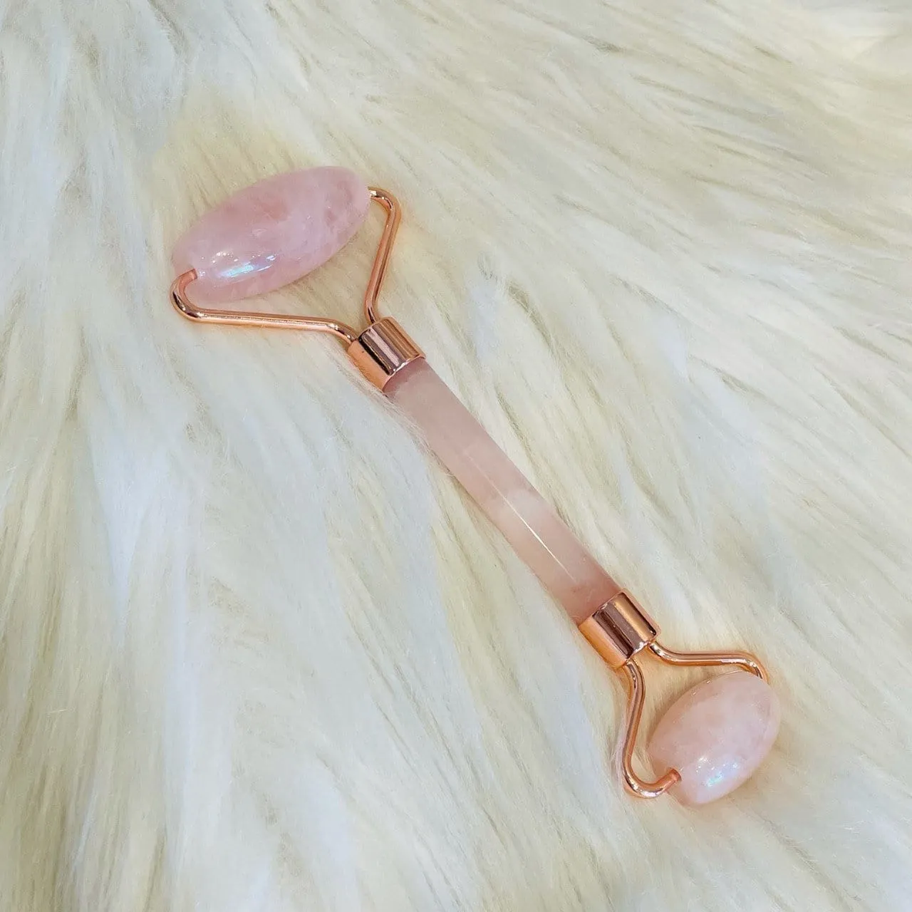 Rose Quartz Crystal Face Roller