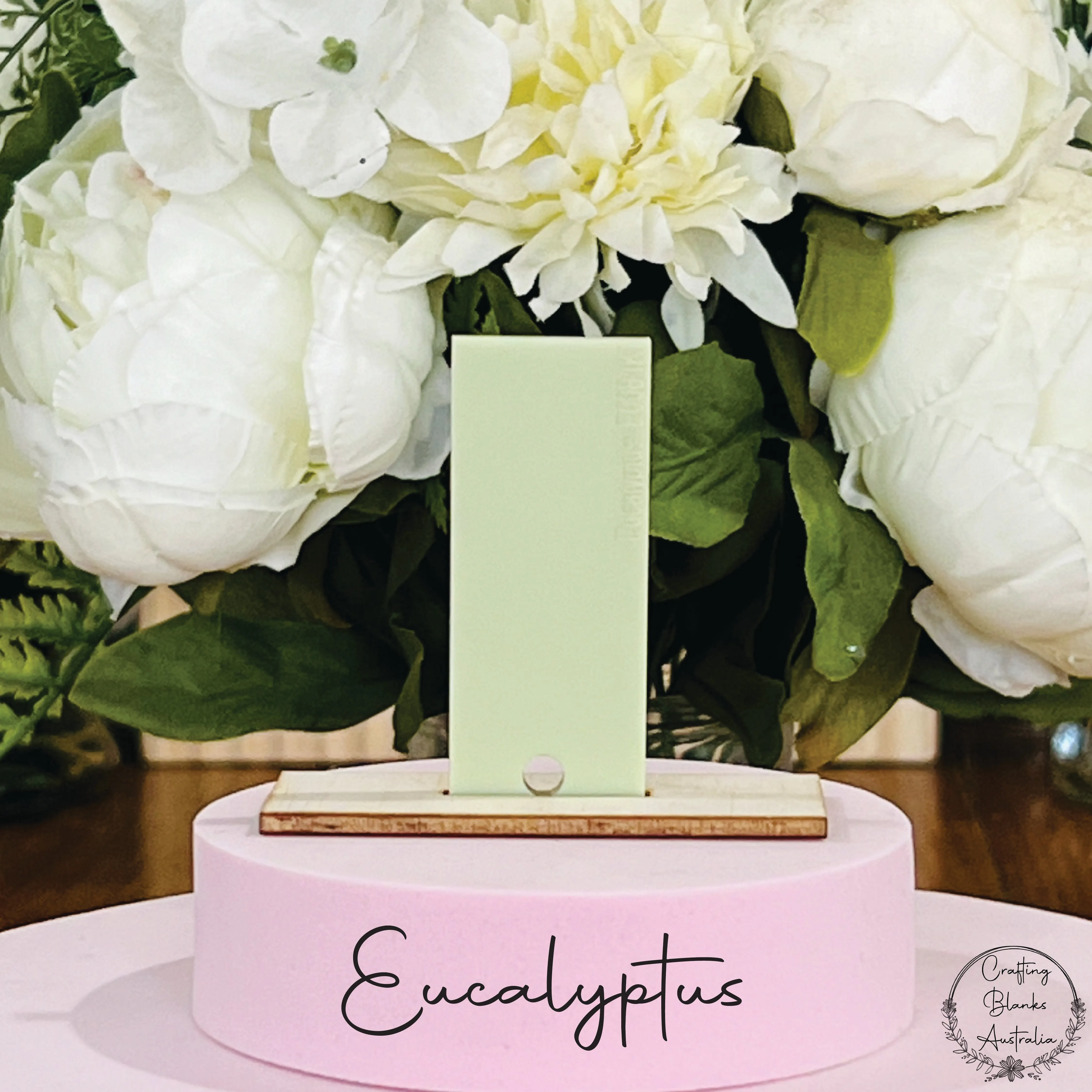 Rounded Rectangle • Blank Tag • 30mm x 60mm