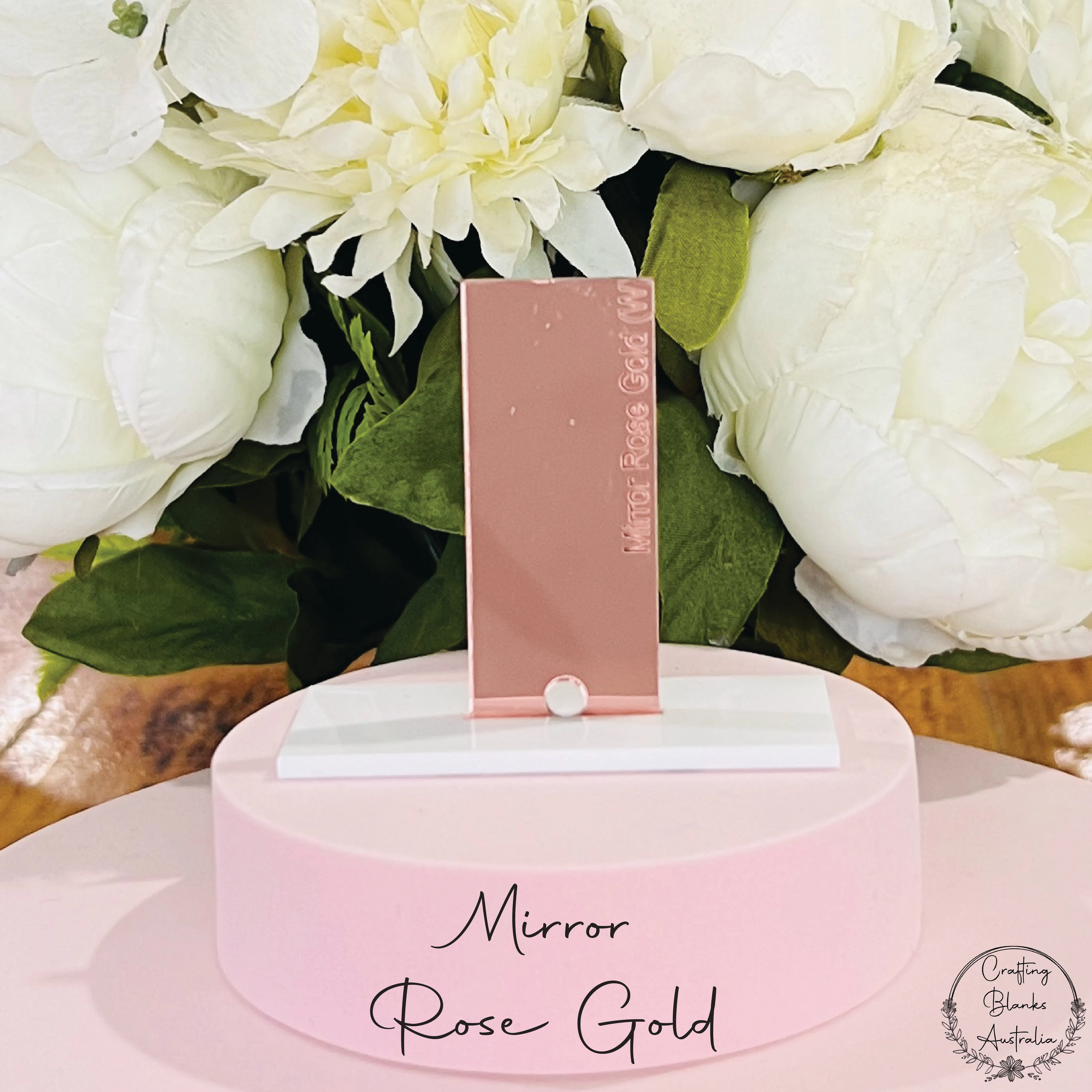 Rounded Rectangle • Blank Tag • 30mm x 60mm