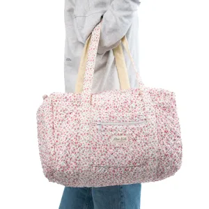 RoyaleGlow Peony Floral Travel Duffel Bag for Stylish Trips