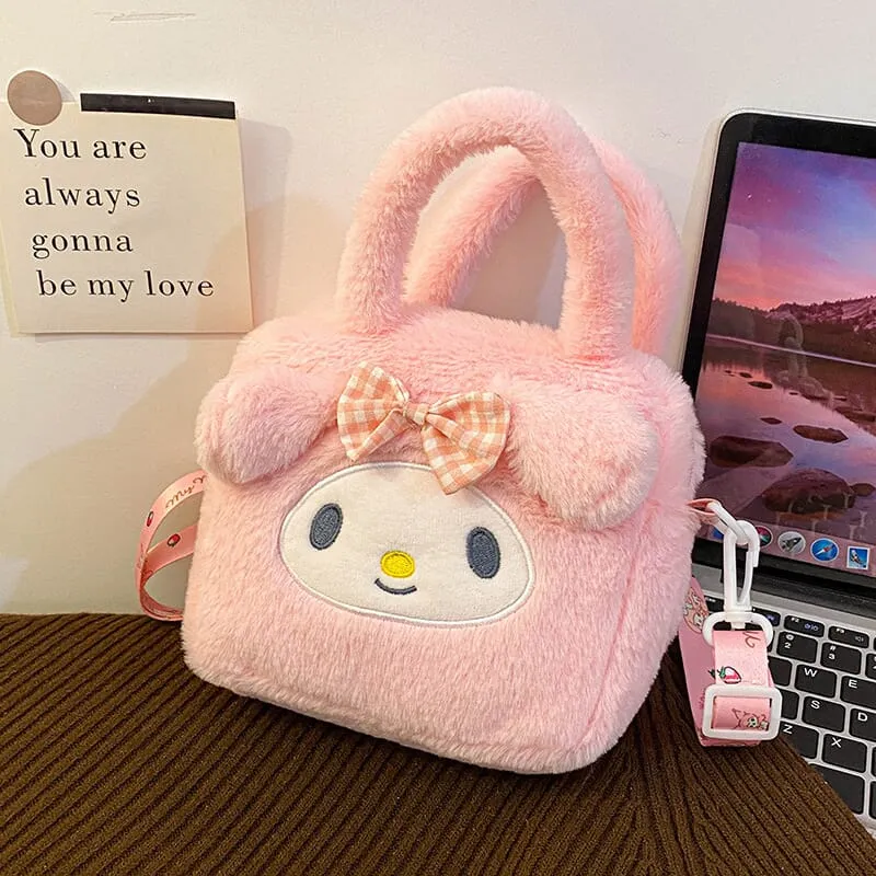 Sanrio Kuromi Cartoon Plush Bags – Handbags(17044)