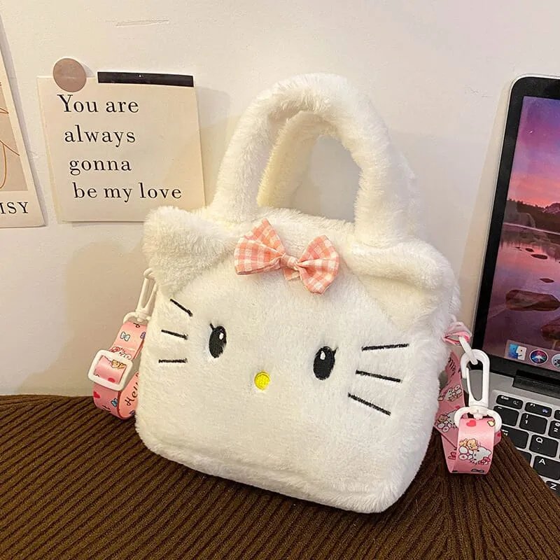 Sanrio Kuromi Cartoon Plush Bags – Handbags(17044)