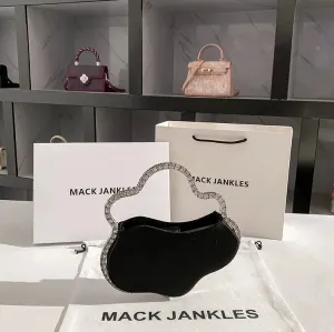 Satin Diamond Shoulder Bag