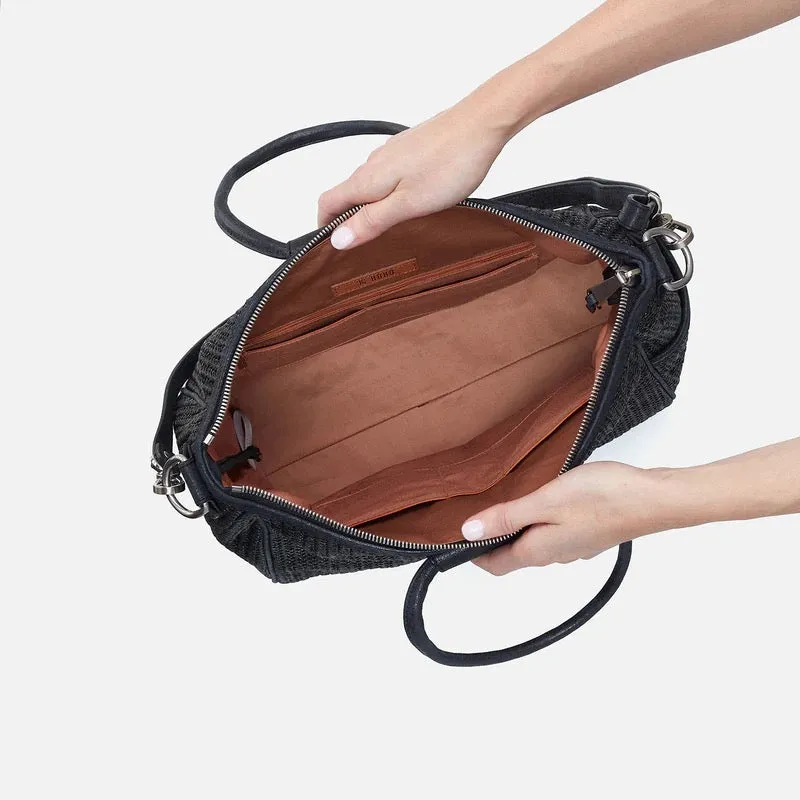 Sheila Bag in Black Raffia