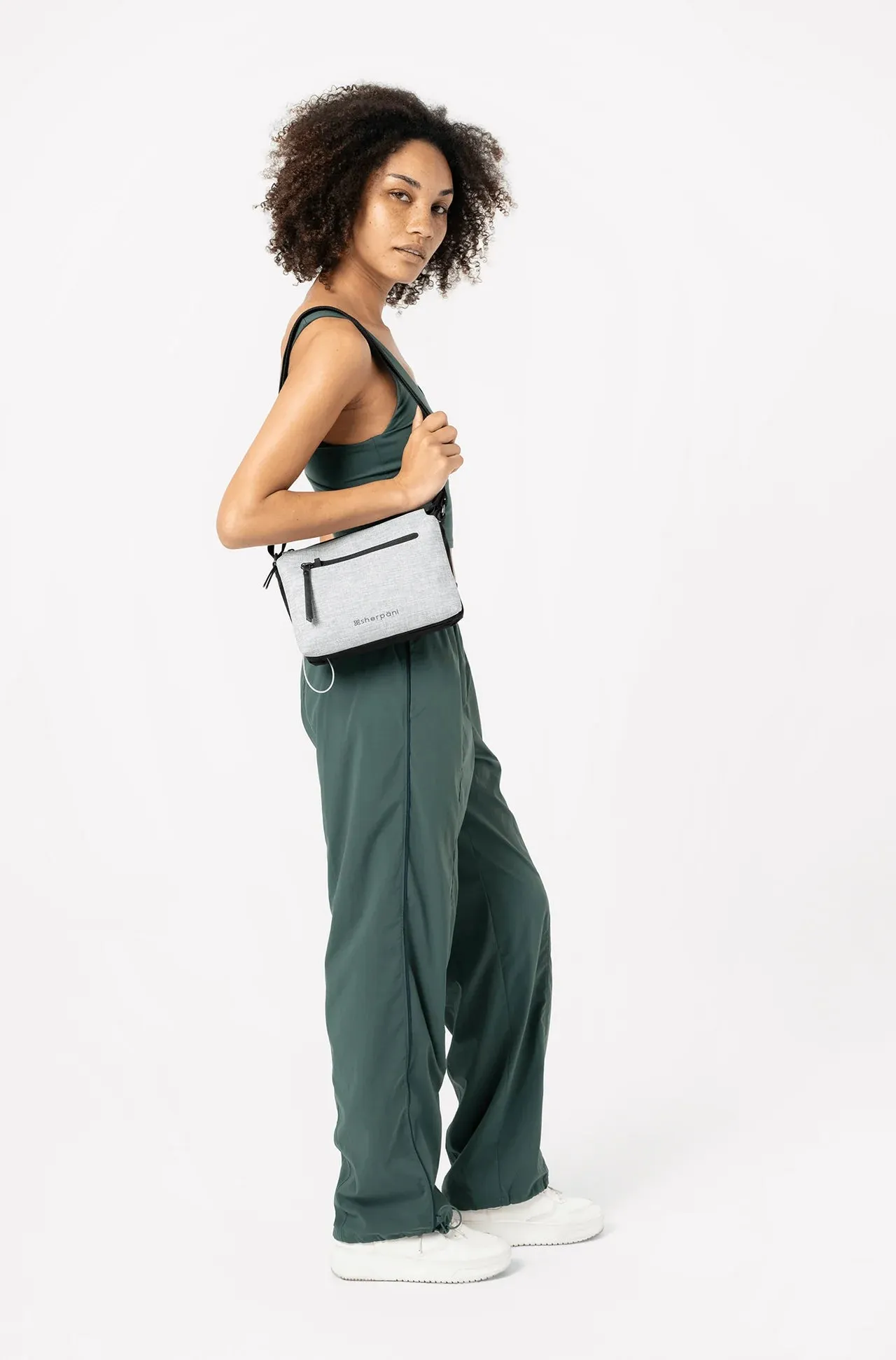 Sherpani Mei Anti-theft Travel Trio Crossbody - Sterling