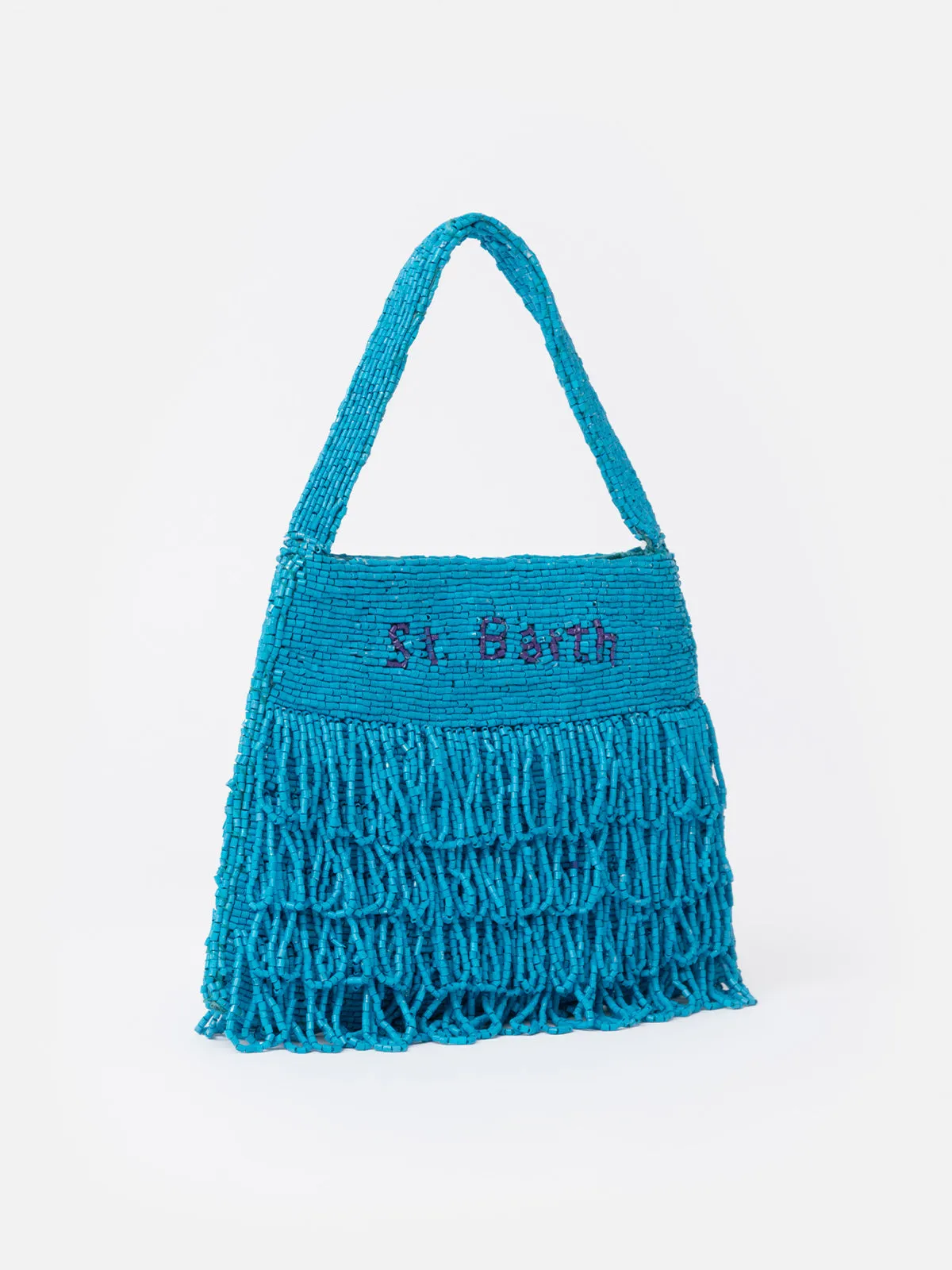 Shiny turquoise Mini Bag Pearl