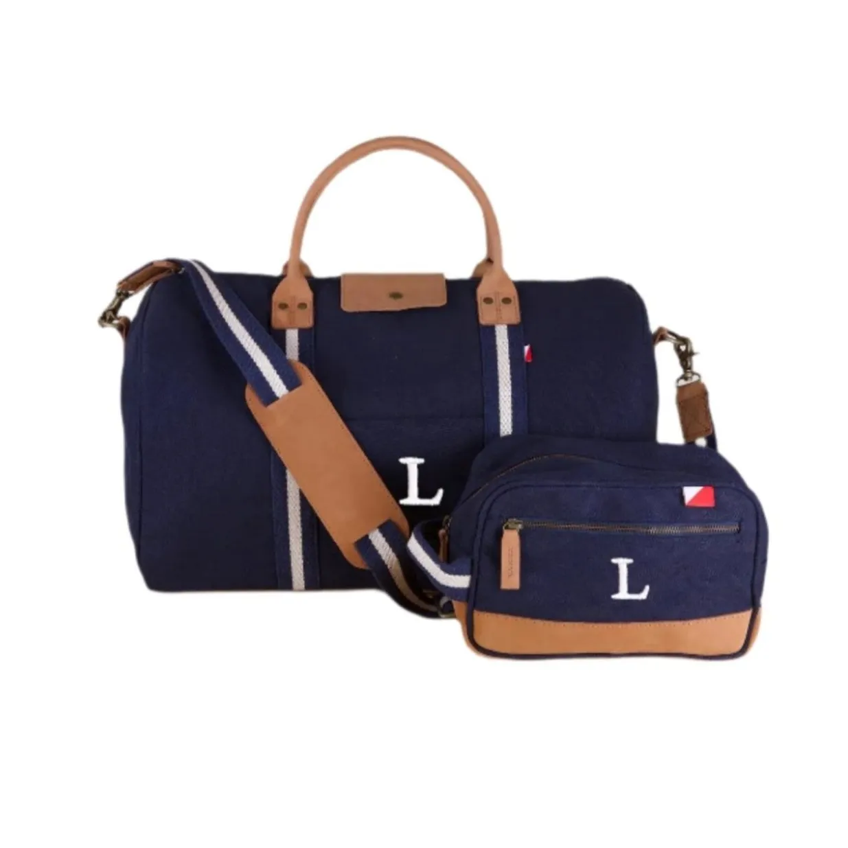 Shore Bag Tourist Duffle Travel Set For Men with Monogram
