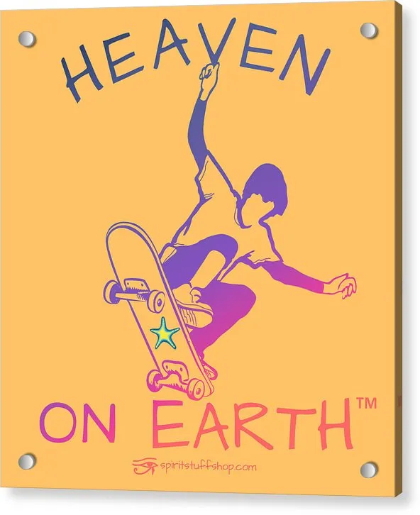 Skateboarding/skater - Acrylic Print