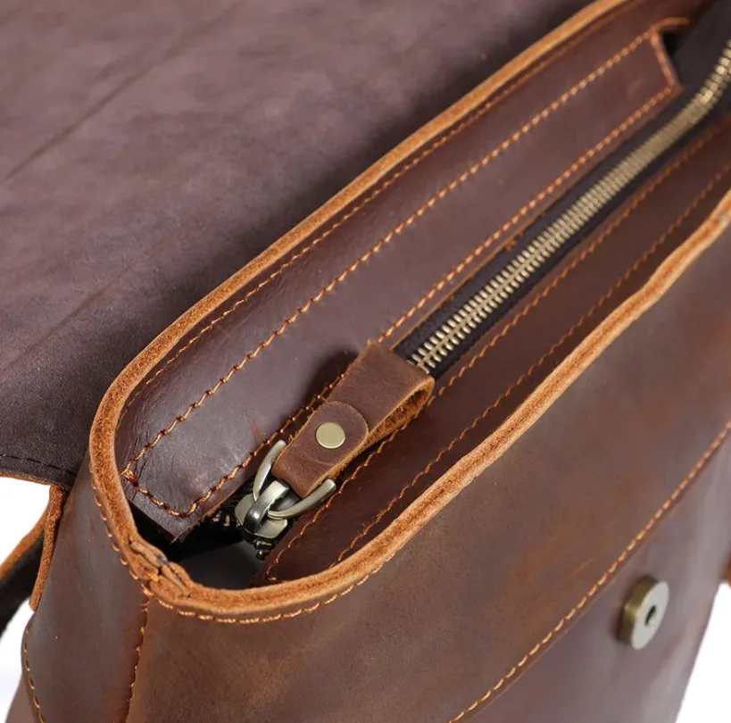 Small Leather Rucksack  | Atlantic Ocean