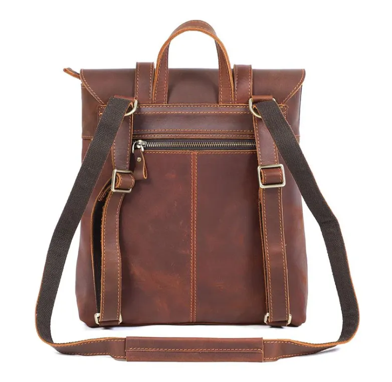 Small Leather Rucksack  | Atlantic Ocean