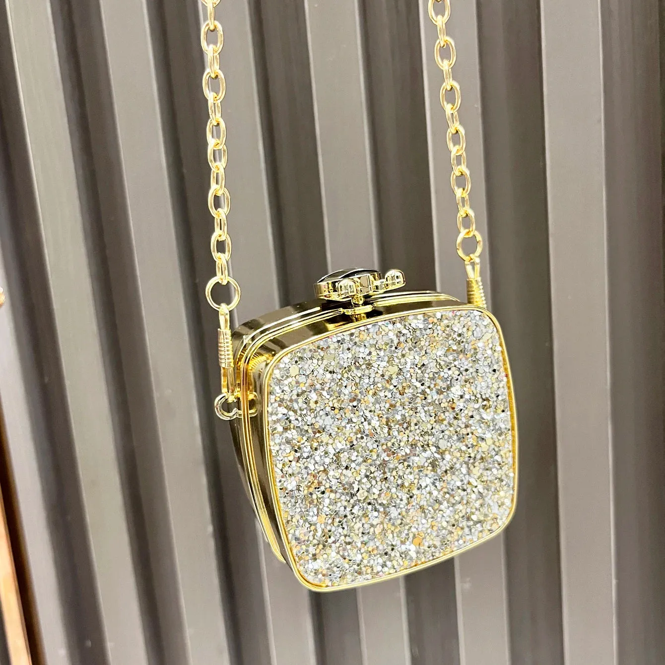 Sparkling Luxury Designer mini small shoulder bags Evening bag Purses and handbag funny shape Clutch purse Party bag