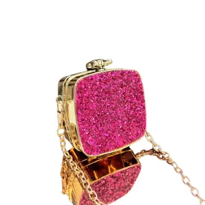 Sparkling Luxury Designer mini small shoulder bags Evening bag Purses and handbag funny shape Clutch purse Party bag