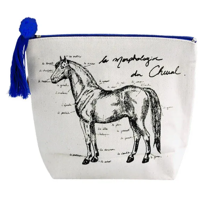 Spiced Equestrian Cheval Makeup Bag