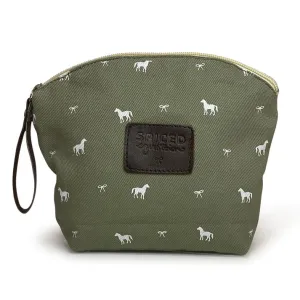 Spiced Equestrian Pony Print Makeup Bag