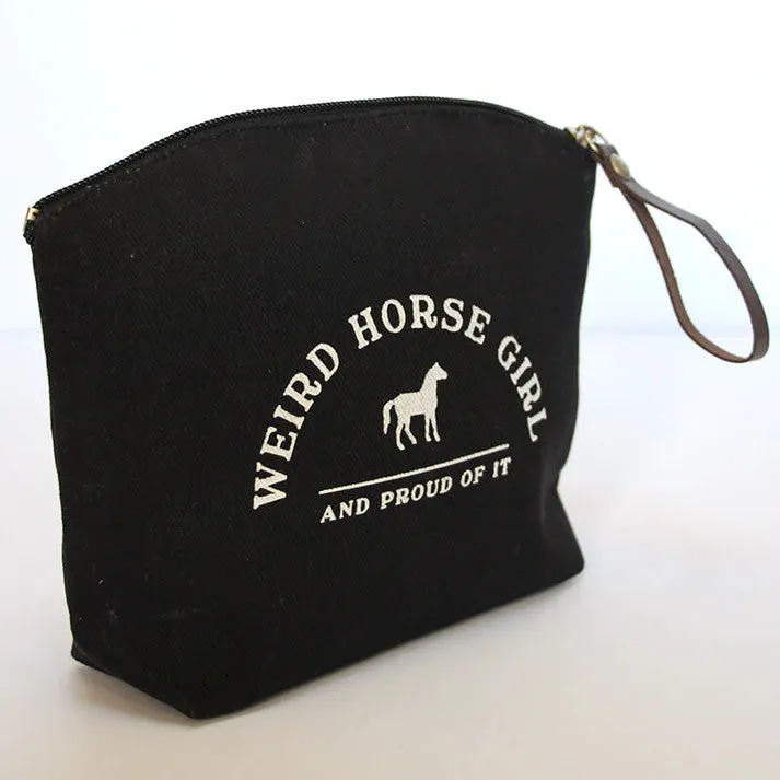 Spiced Equestrian Weird Horse Girl Makeup Bag