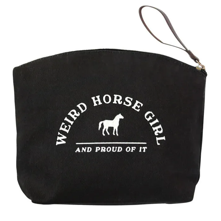 Spiced Equestrian Weird Horse Girl Makeup Bag