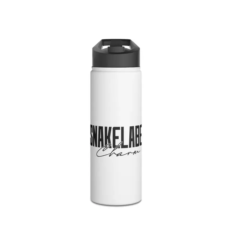 Stainless Steel Water Bottle with Standard Lid - Keeps Drinks Cold for 24 Hours