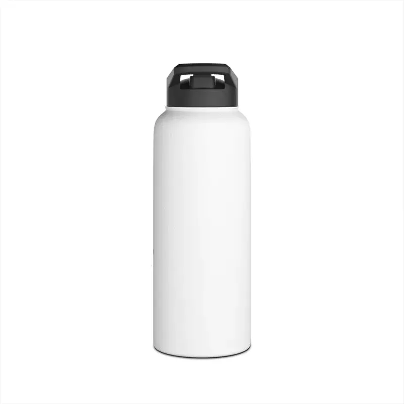Stainless Steel Water Bottle with Standard Lid - Keeps Drinks Cold for 24 Hours