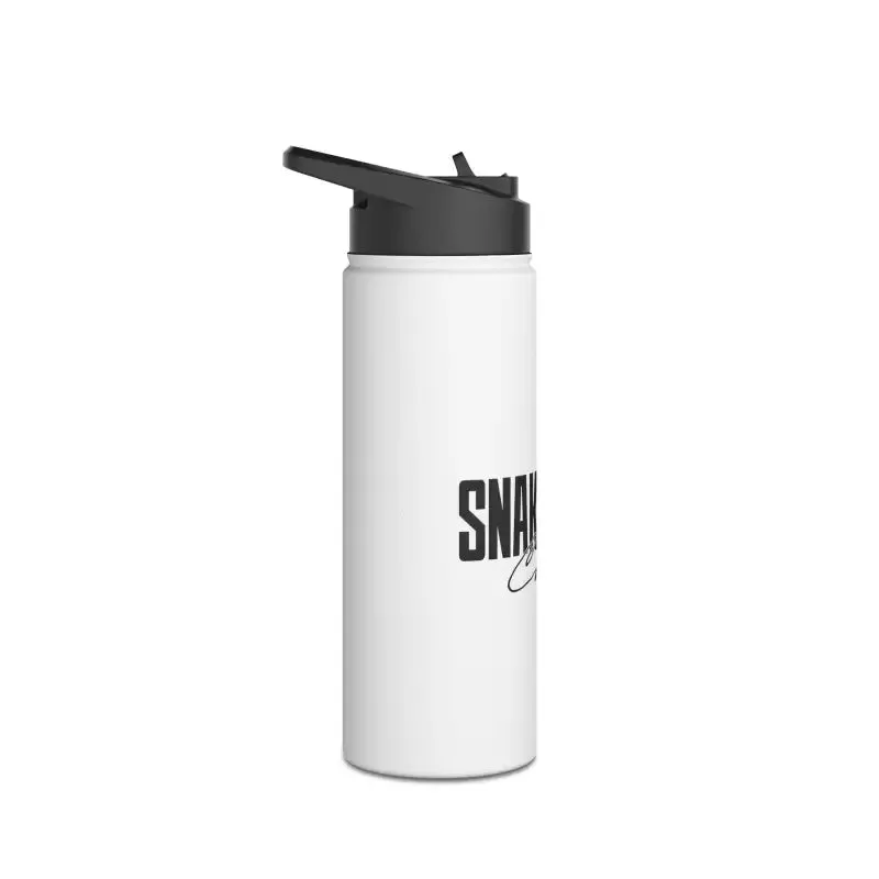 Stainless Steel Water Bottle with Standard Lid - Keeps Drinks Cold for 24 Hours