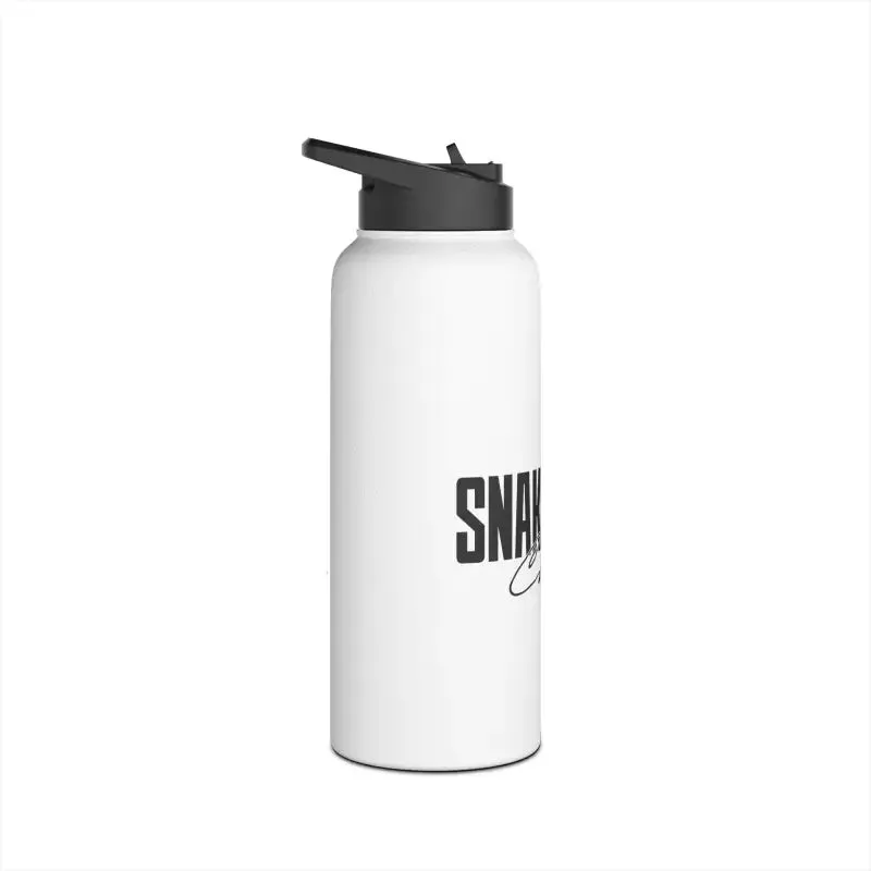 Stainless Steel Water Bottle with Standard Lid - Keeps Drinks Cold for 24 Hours