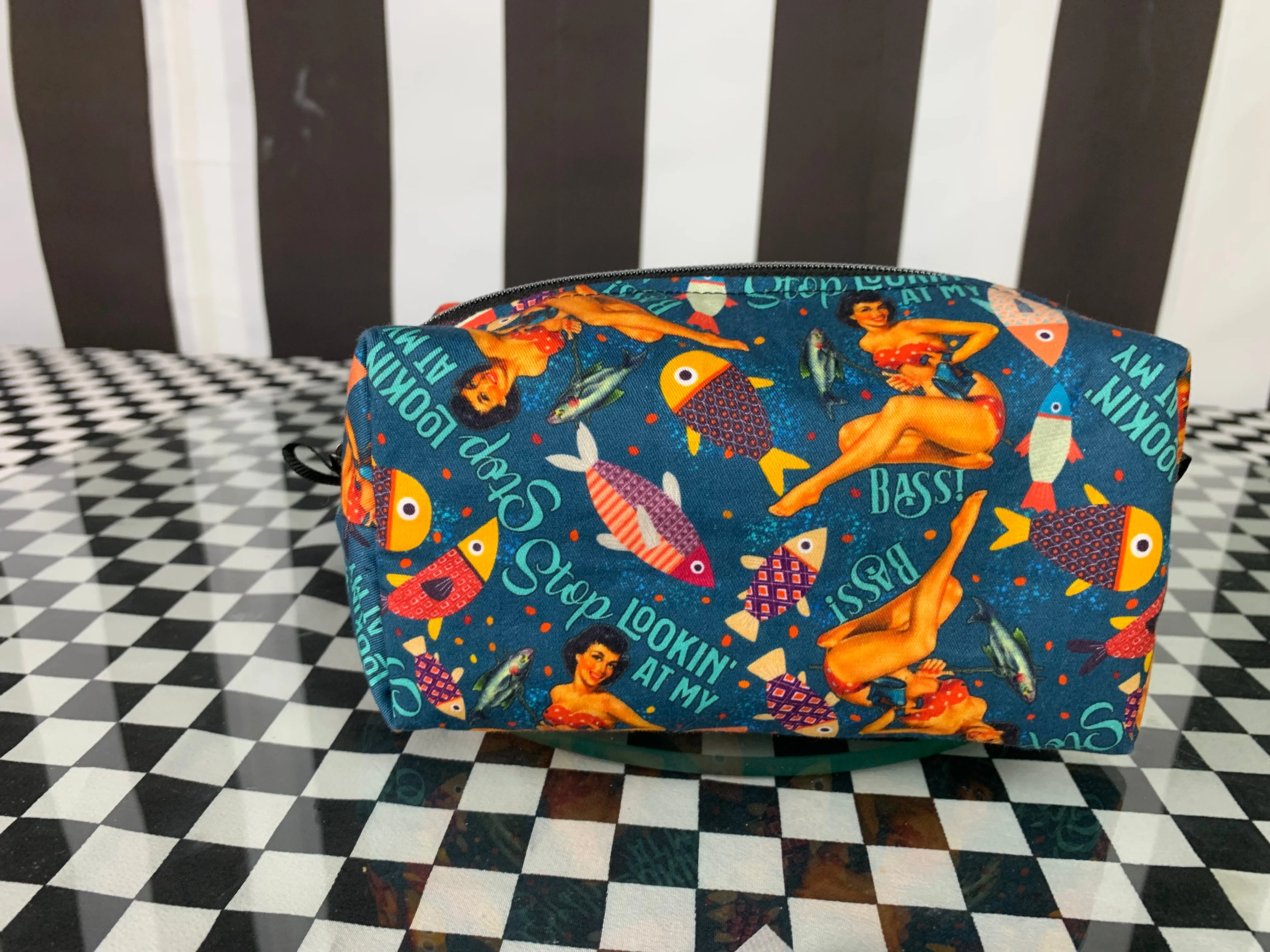 Stop looking at my bass boxy pouch