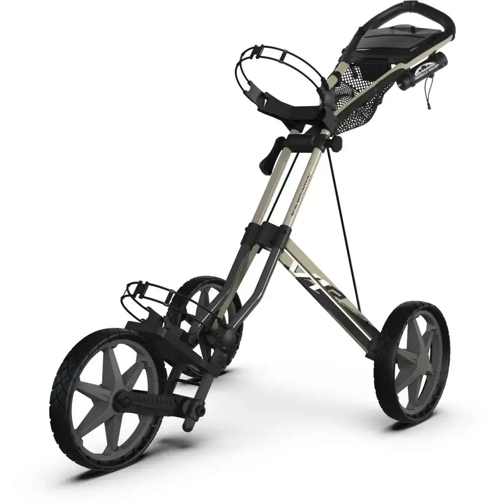 Sun Mountain Speed Cart V1R Golf Push Cart Steel-Fog
