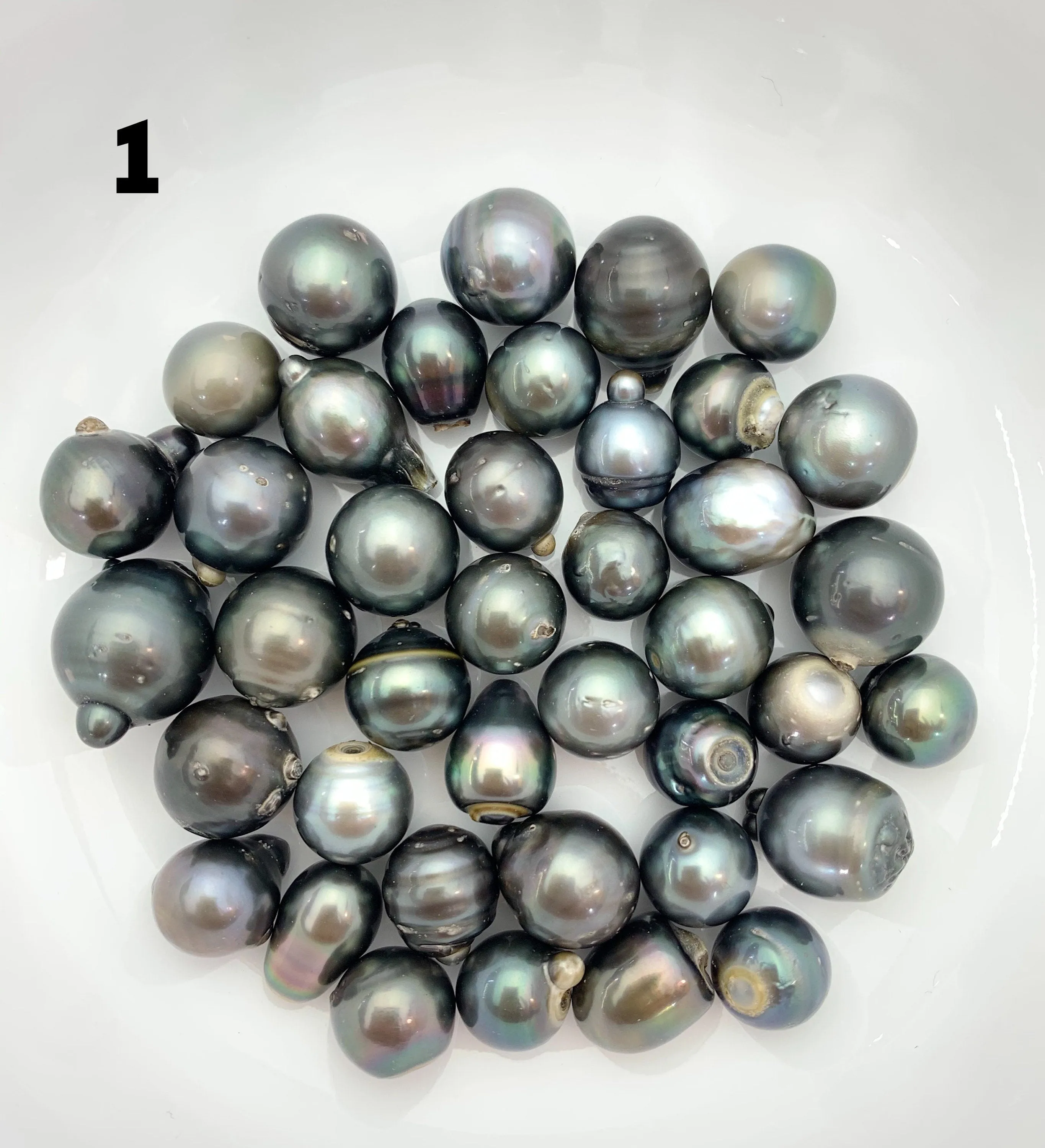 Tahitian Pearl 40pc Bags 1-4 (929)