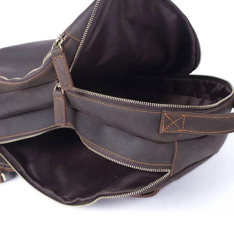 Tan Leather Rucksack | Dead Sea