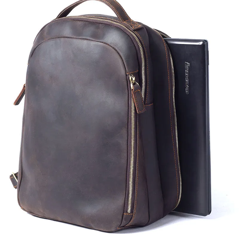 Tan Leather Rucksack | Dead Sea