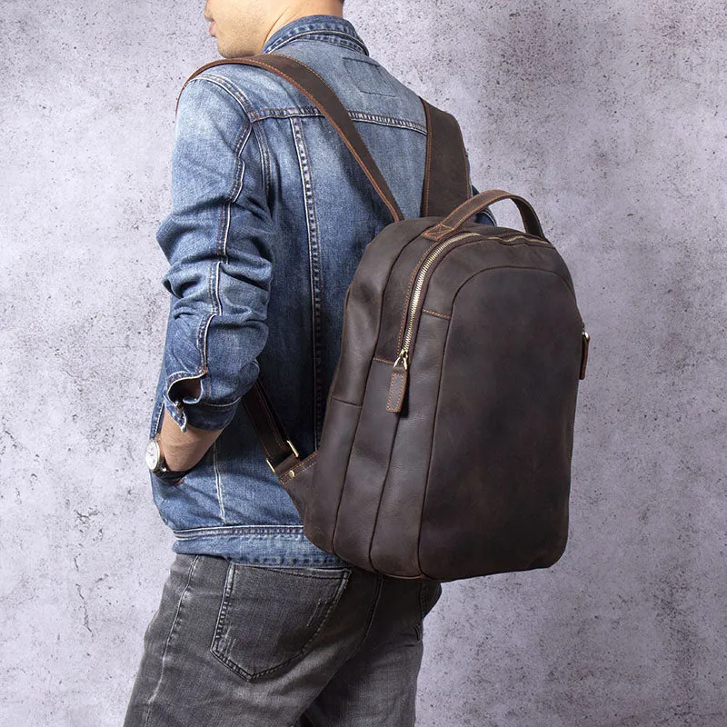 Tan Leather Rucksack | Dead Sea