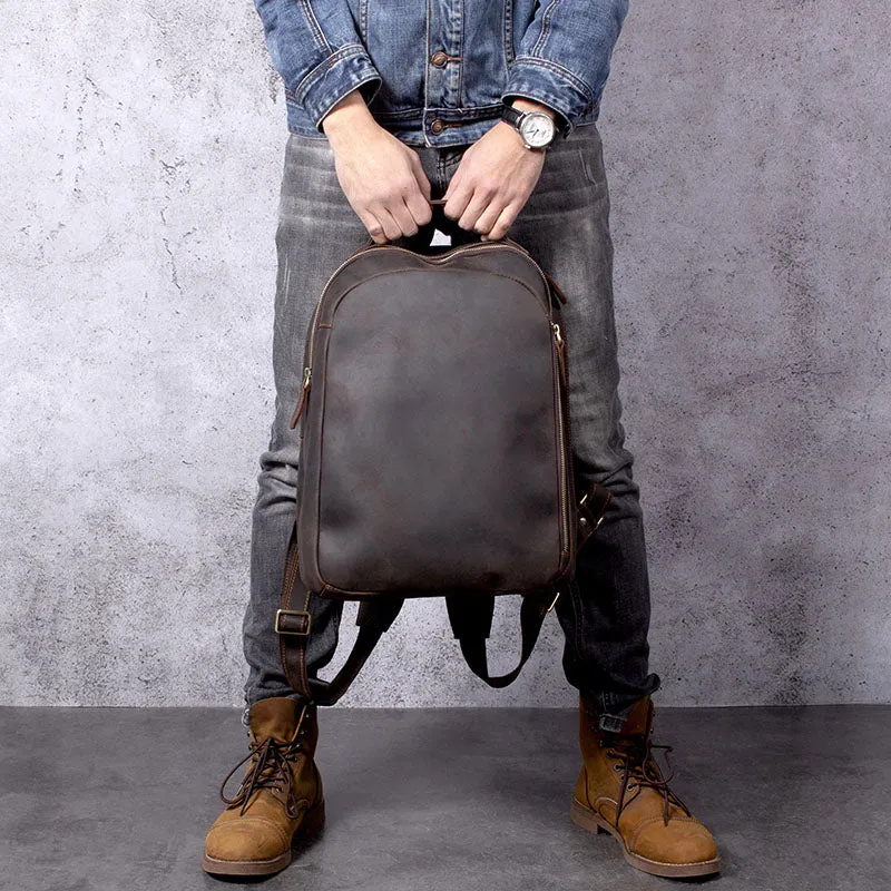 Tan Leather Rucksack | Dead Sea