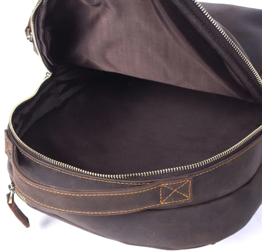Tan Leather Rucksack | Dead Sea