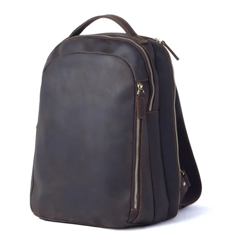 Tan Leather Rucksack | Dead Sea