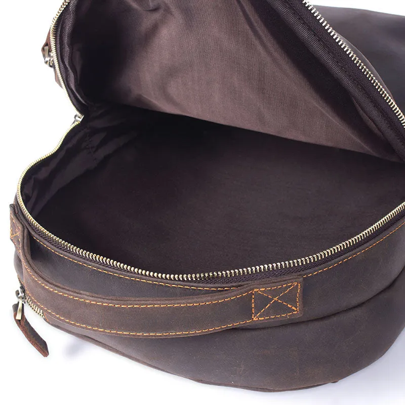 Tan Leather Rucksack | Dead Sea