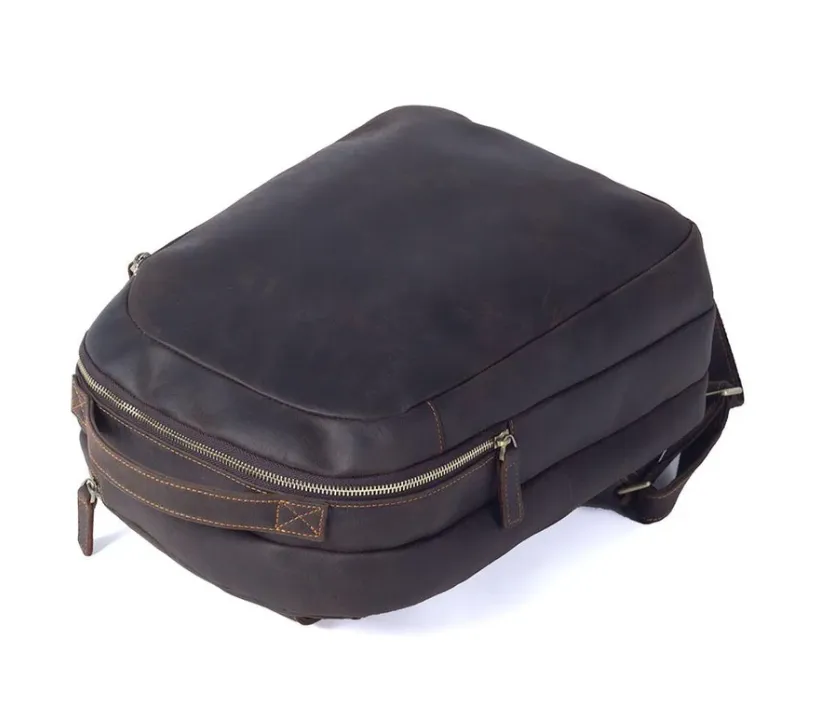 Tan Leather Rucksack | Dead Sea
