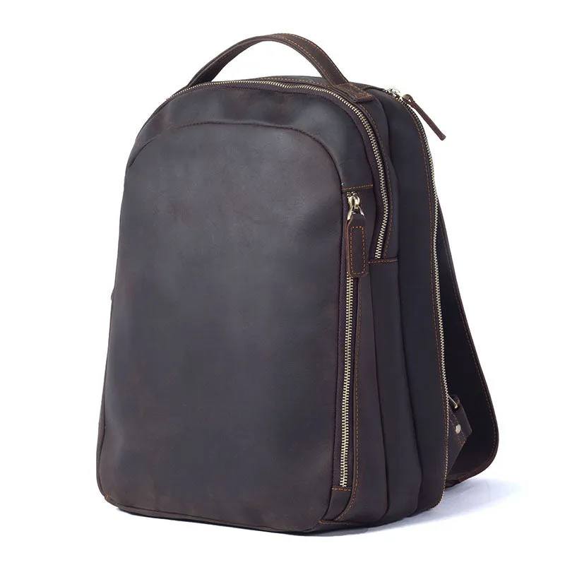 Tan Leather Rucksack | Dead Sea