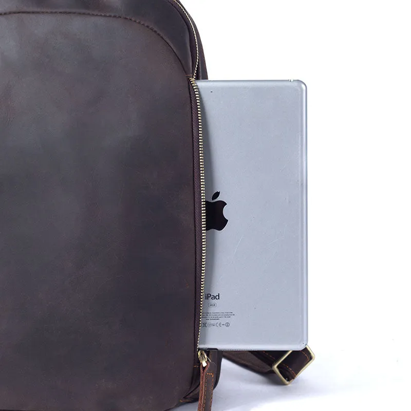 Tan Leather Rucksack | Dead Sea